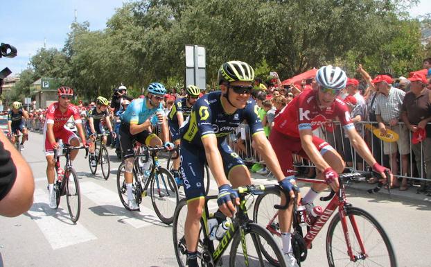Salida de la Vuelta a España en Alcalá la Real.
