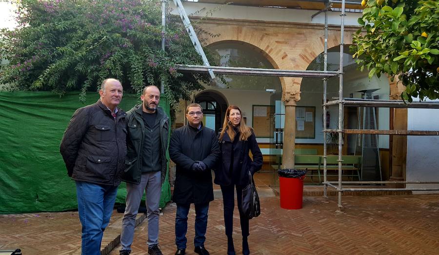 Luis Salas, José Ángel Ruiz, Paco Huertas y Alma Cámara. /J. C. GONZÁLEZ
