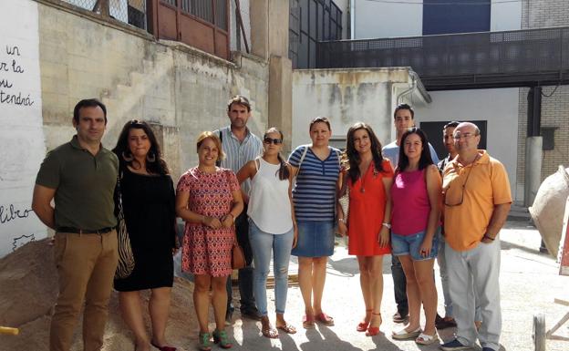 Visitan las actuaciones del colegio San Isicio de Cazorla