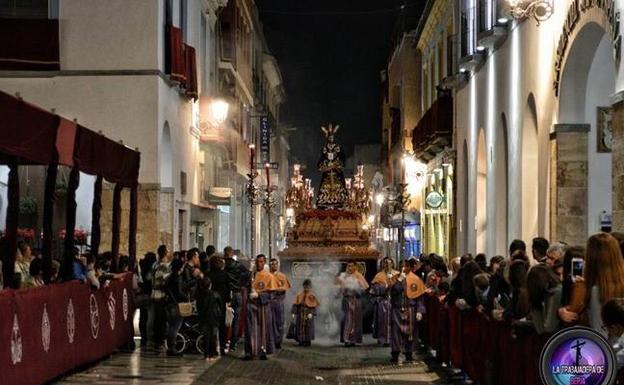 El Cautivo de Berja recorre hoy su primera estación de penitencia tras ser restaurado