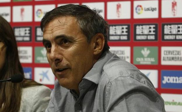 Manolo Salvador en rueda de prensa.