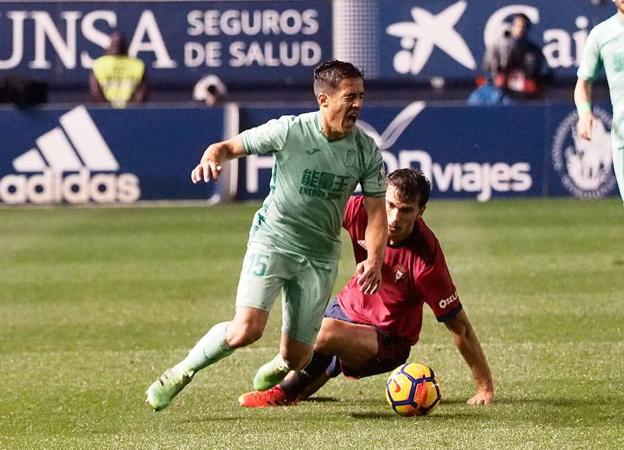 Encuentro contra el Osasuna. /LOF