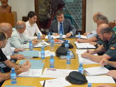 La reunión se celebró en el salón de comisiones del Ayuntamiento de Guadix.