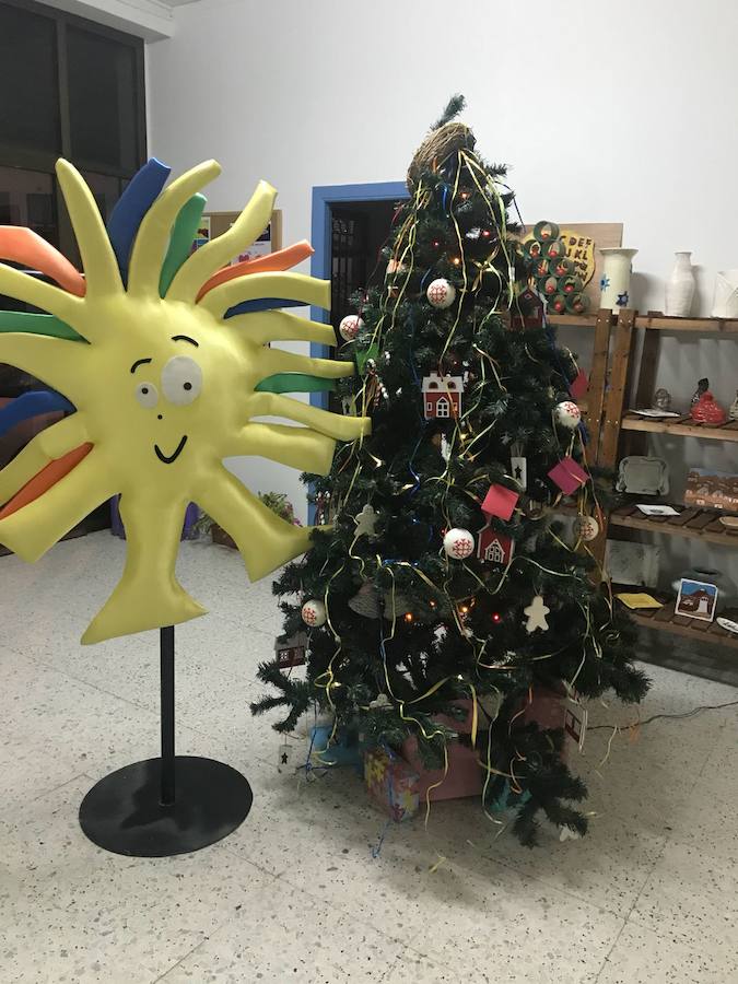 La decoración en la sede de la asociación Atani. /IDEAL GUADIX