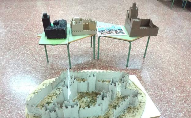 Maqueta de la alcalzaba accitana.