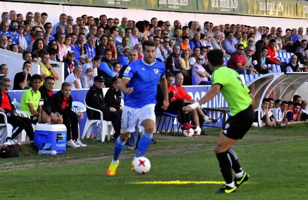 Palomeque vuelve al equipo tras cuatro partidos de sanción./ENRIQUE