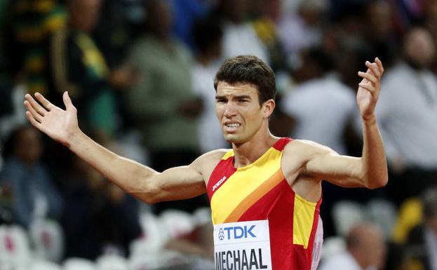 Mechaal, tras la carrera.