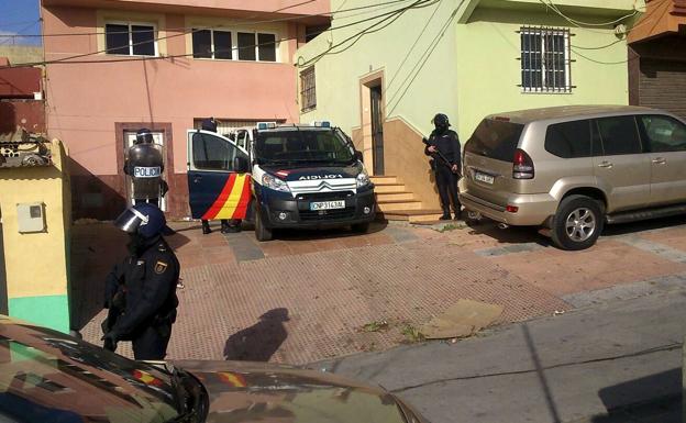 Operación policial en Ceuta y en Nador./EFE