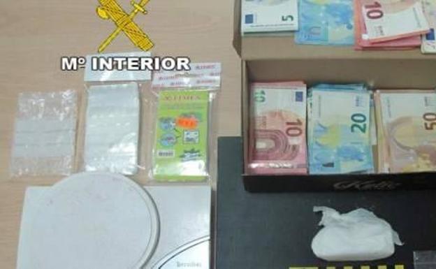 Operación realizada por la Guardia Civil en Villanueva del Arzobispo.