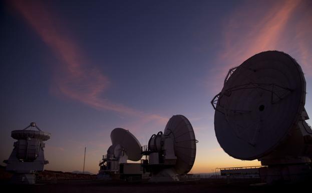 Antenas utilizadas por ALMA./AFP