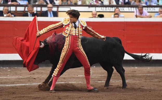 Rica Rey, durante una corrida./Luis Ángel Gámez
