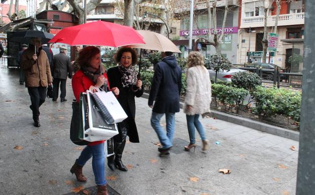 Semana de lluvia en Jaén con descanso para Nochevieja