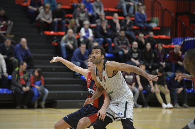 Devin Wright, que la pasada semana estaba con molestias, en el partido ante Baskonia./LOF
