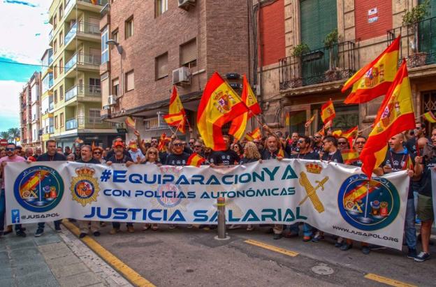 Jusapol se concentró hace unos meses en Almería./IDEAL