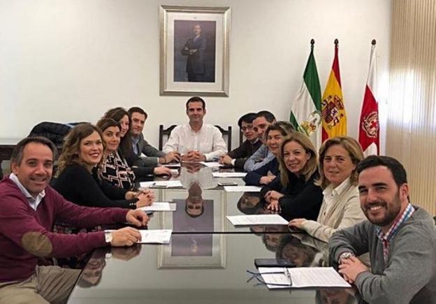 Imagen de archivo de la junta de gobierno local del Ayuntamiento de Almería./IDEAL