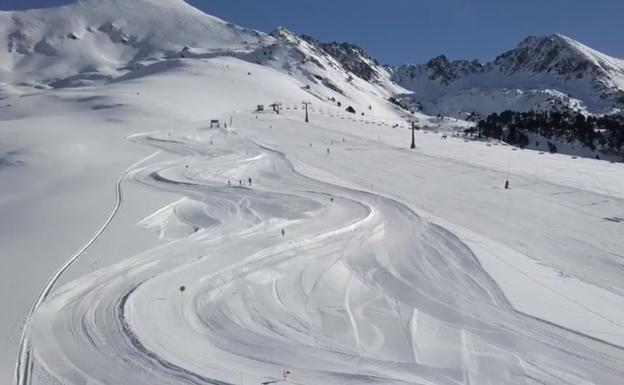 Pista del nuevo Funpark de Baqueira Beret/Baqueira Beret