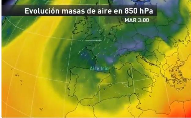 Mario Picazo y otros meteorólogos avisan del radical cambio del tiempo: frío siberiano con 12 grados menos