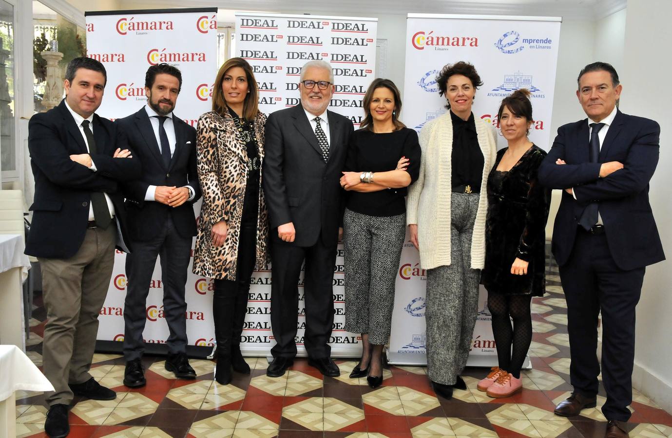 José Luis Adán, Gerardo Pérez, Rocío Sánchez, José María Villén, Ana Cobo, Isabel Sánchez, Pilar Mariscal y Raúl Caro. /ENRIQUE