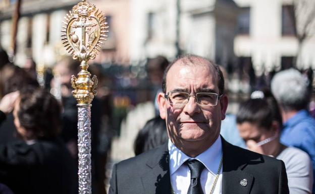 Jesús Muros, presidente de la Federación de Cofradías de Granada./Alfredo Aguilar