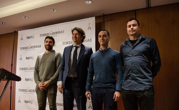 Luis Francisco Pérez, Francisco Javier Marín, Adrián Pastor y Domingo Torrente. /IDEAL