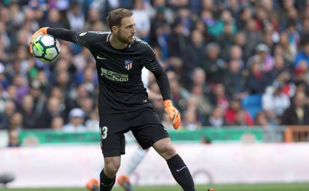 Jan Oblak, en un partido del Atléico. /Efe