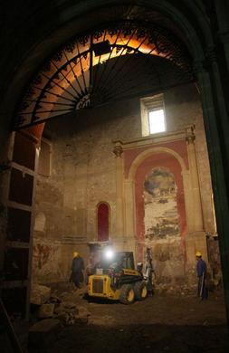 DESACUERDO. Estado actual de la capilla. ROMÁN/