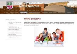 Portal web del complejo educativo María Nebrera, un centro que comenzará a construirse en 2013. :: IDEAL/