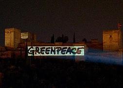 Greenpeace en la Alhambra, las imágenes de la polémica