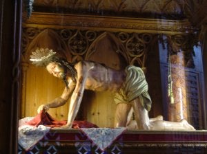 Cristo del Mayor Dolor, situado en la Colegiata de San Sebastián, Antequera (Málaga). /IDEAL/