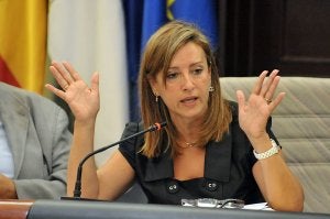 La regidora jerezana, Pilar Sánchez, ha convocado para el día 30 el pleno municipal. :: C. ORTEGA/