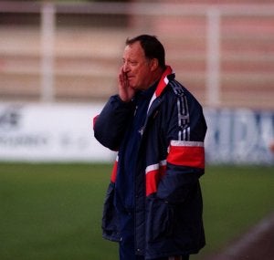 José Ángel Moreno, entrenador del Poli Almería que 'puso las peras a cuarto' al Barça. :: IDEAL/