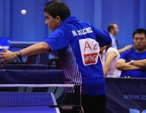 Miguel Ángel Vílchez, del Villa La Zubia, oro en infantil. :: EFE/