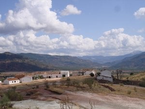 Vista de la aldea de Las Graceas, en el término municipal de La Puerta de Segura. :: IDEAL/