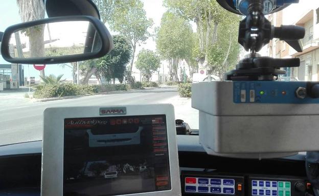 La Policía Local de Adra realiza esta semana controles de velocidad aleatorios