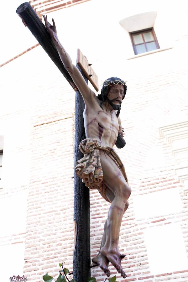 El Cristo de Alonso de Mena, una "joya" en la Semana Santa de Adra