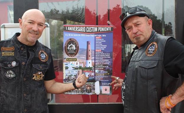 La peña motera Custom Poniente celebra su primer aniversario