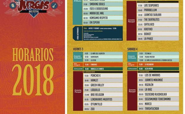 The Juergas Rock, música en directo desde las once de la mañana hasta las seis de la madrugada