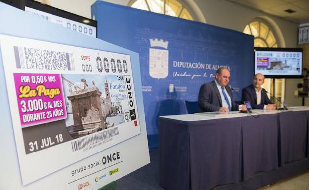 Fondón, protagonista en el cupón de la ONCE de mañana