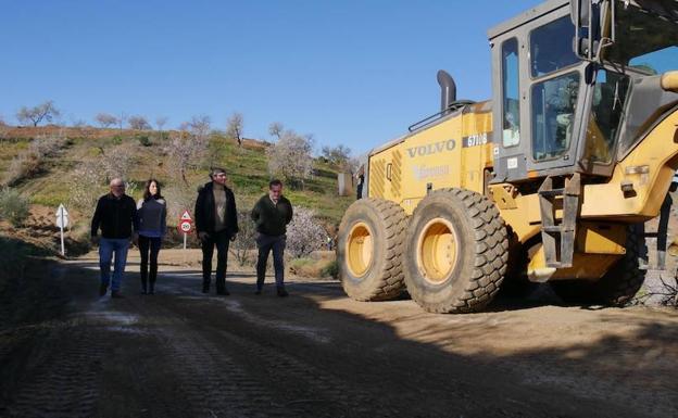 La carretera de El Trebolar, en obras hasta febrero