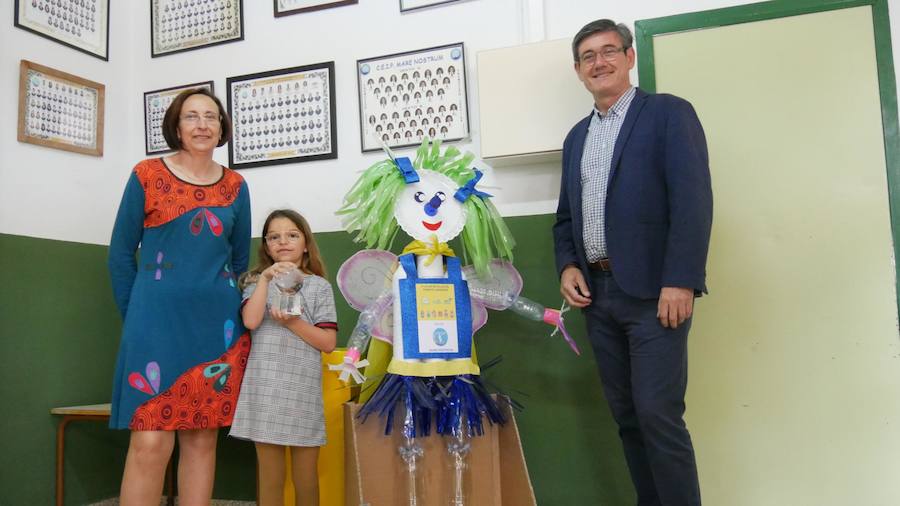 Hada Reciclona, la mascota de la segunda Liga del Reciclaje del Poniente