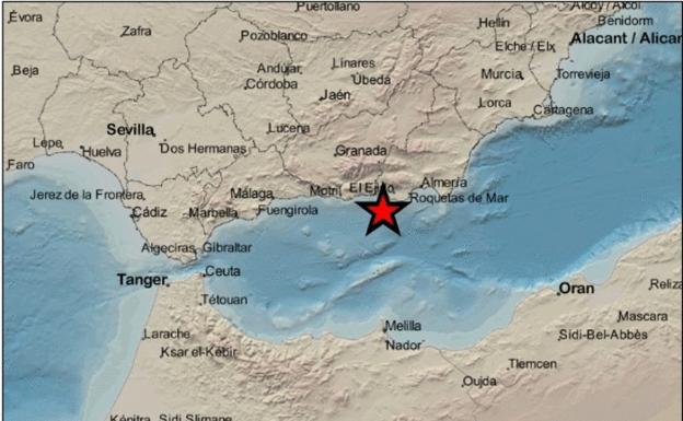 Nuevo terremoto registrado al norte del Mar de Alborán