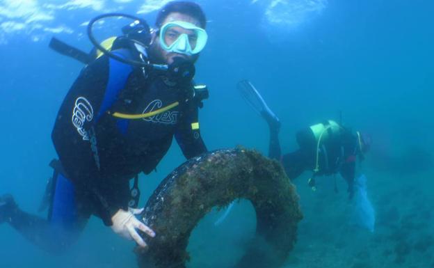 Alrededor de 1.500 kilos de basura, fuera del mar