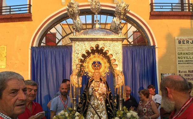 La patrona de Berja se ausenta de su santuario