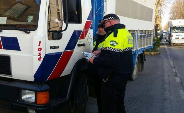 La Policía Local intensifica los controles de tráfico en furgonetas
