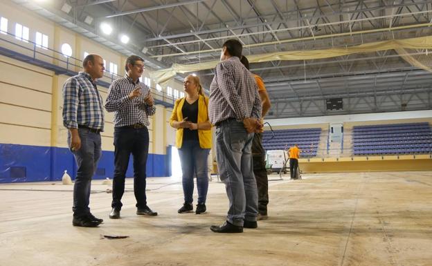 El Pabellón Municipal de Deportes de Adra, en obras