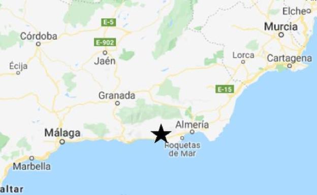 Un terremoto de 2,3 grados sacude el municipio de Berja