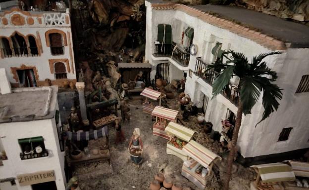 El belén de Fuente Victoria regresa a la parroquia de la entidad local