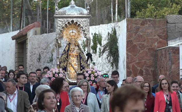 La patrona de Berja abandona su ermita para instalarse en la parroquia hasta el 22 de marzo