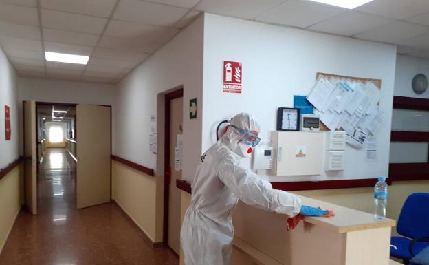 La Unidad Militar de Emergencias, en Adra