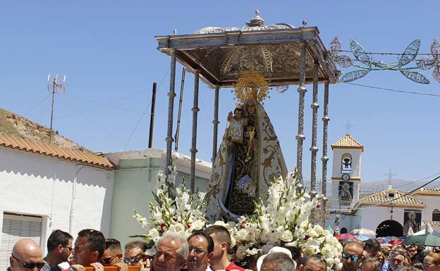 Berja autoriza la exposición de la Virgen del Carmen en Río Chico
